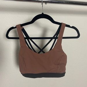 Lululemon Mauve/Black Bra Size 6